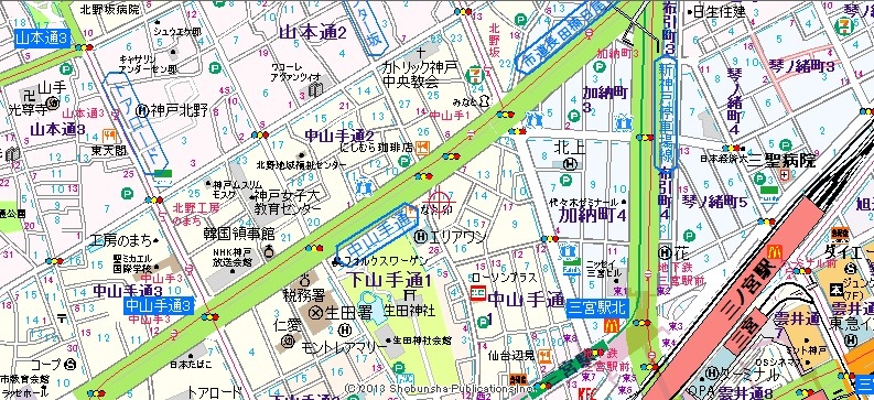 神戸市中央区中山手通の店舗・リース店舗